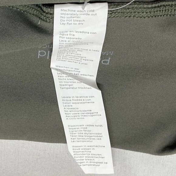 Fabletics Zone High Waisted Leggings Women’s Medium 7/8 Pink Olive Green NWT - Picture 4 of 10
